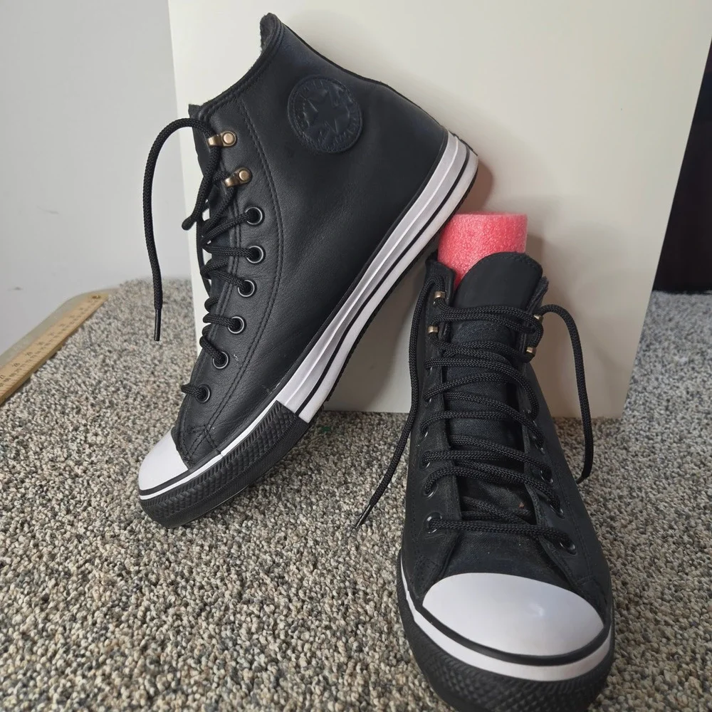 Converse Chuck Taylor All Star City Trek Gore-Tex Black Leather Boots Mens 10